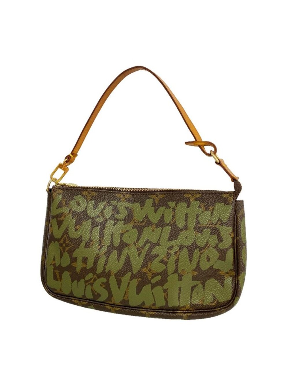 Louis Vuitton Pouch Monogram Graffiti Pochette Accessoires Vert